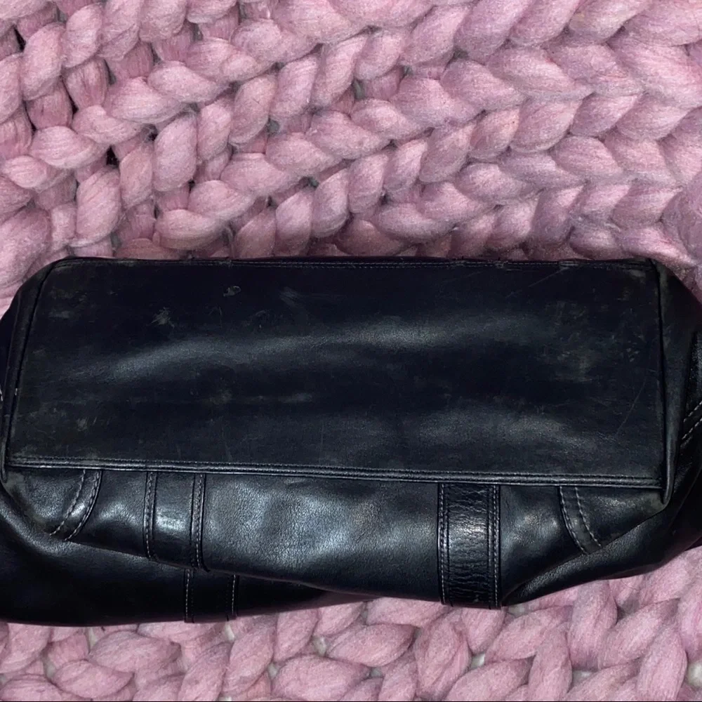 Black Coach Tote Bag with Coach Charm Included! - Picture 7 of 8